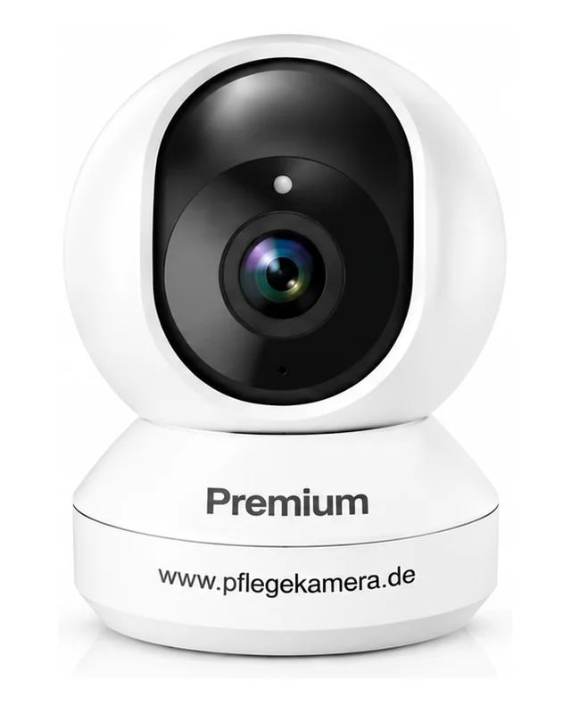 Premium 4K Pflegekamera in Weiß